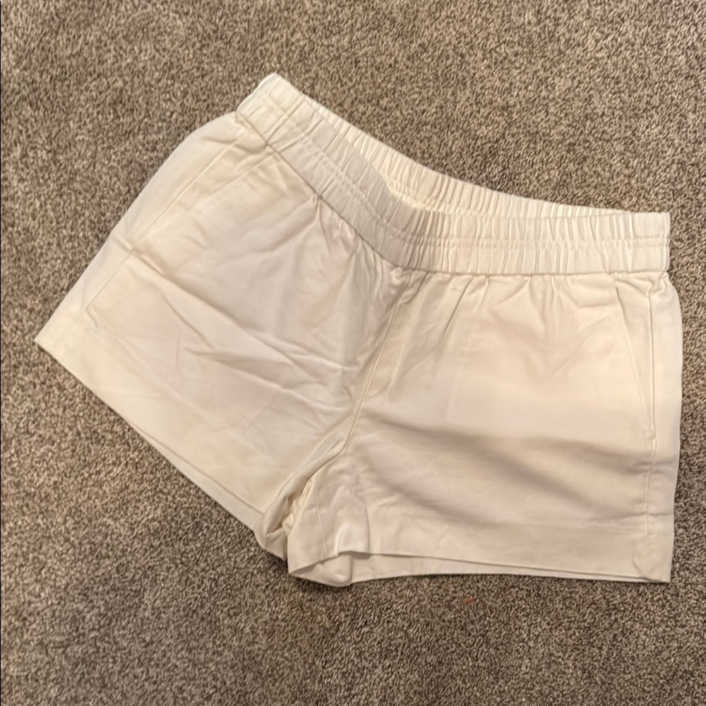 Women's White JCrew Factory Shorts